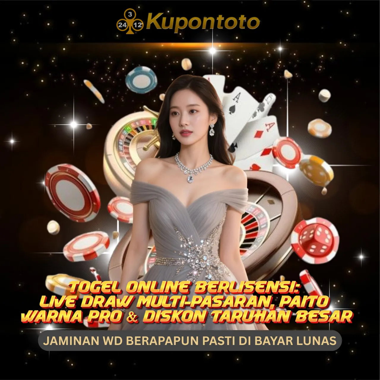 KUPONTOTO 🍎 Togel Online Berlisensi: Live Draw Multi-Pasaran, Paito Warna Pro & Diskon Taruhan Besar